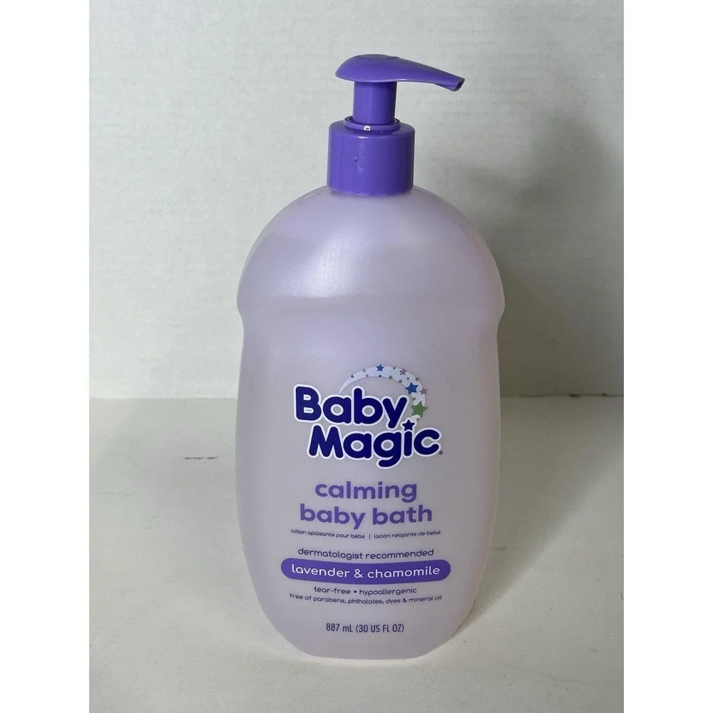 Baby Magic CALMING BABY LOTION Lavender & Chamomile Scent BIG 30 fl oz With Pump